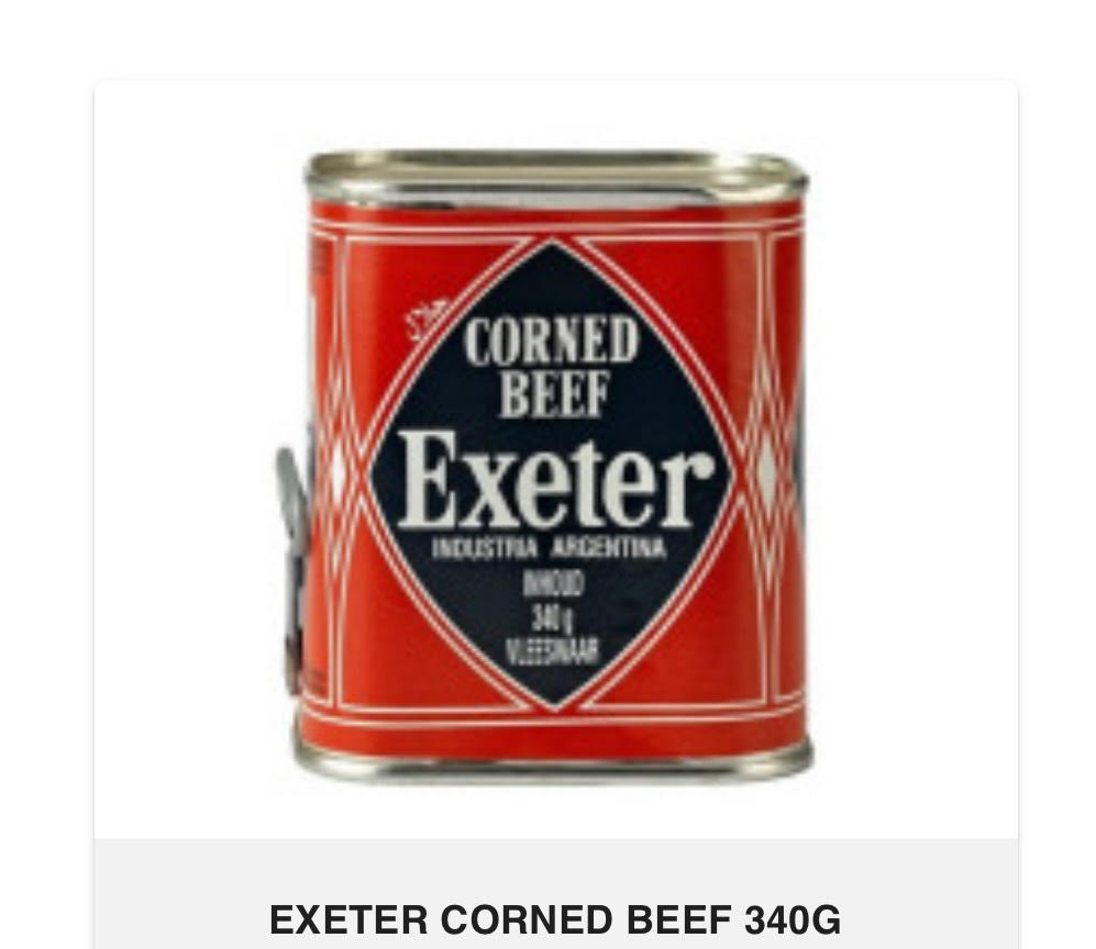 EXETER CORNED BEEF 340G