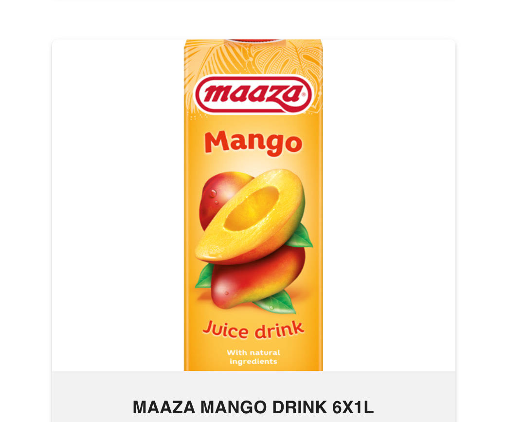 MAAZA MANGO DRINK 1L